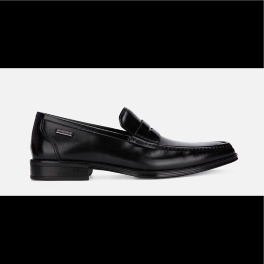 Kenneth Cole Men’s Black Leather Loafers
